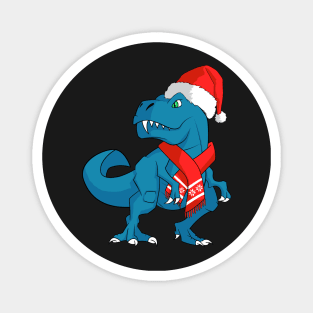 Santa Dinosaur T rex Christmas Gifts Boys Men Xmas product Magnet